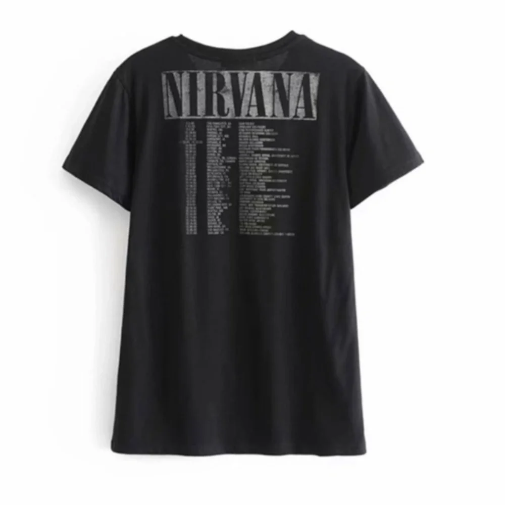 SOLD OUT Black Nirvana Angel Tour Concert Vintage Tee - Picture 3 of 4